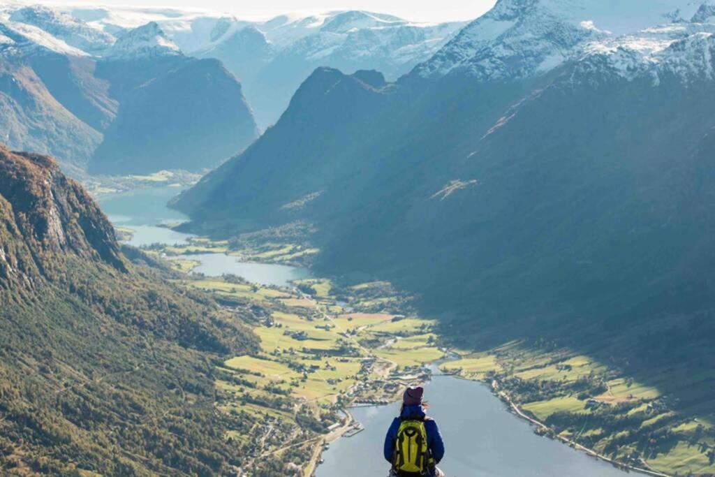 Hytte I Stryn Med Elbil Lader المظهر الخارجي الصورة