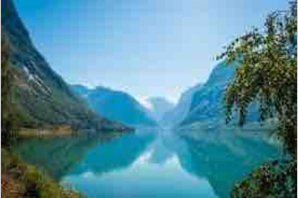Hytte I Stryn Med Elbil Lader المظهر الخارجي الصورة