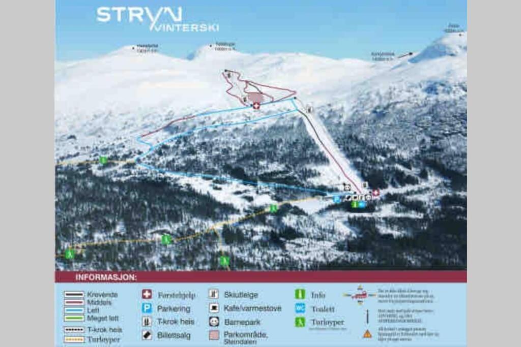 Hytte I Stryn Med Elbil Lader المظهر الخارجي الصورة